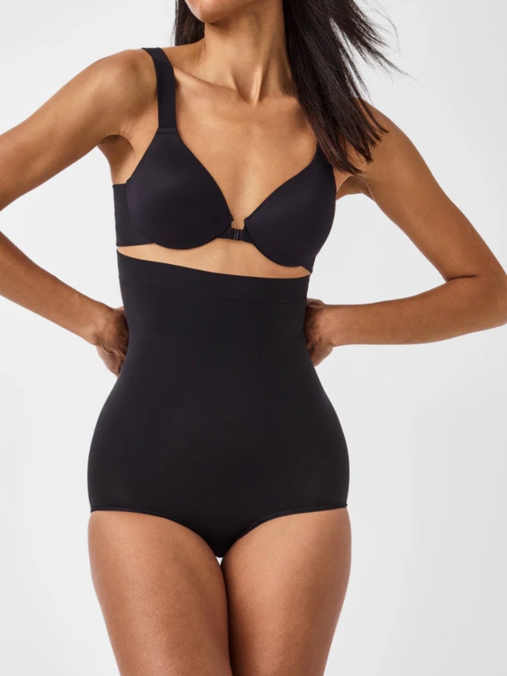SPANX BLACK BRIEF XL